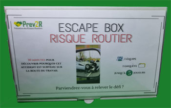Escape box risque routier - reproduction interdite - Prev2r