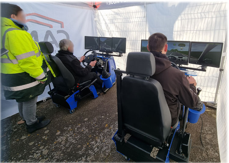 Sensibilisation éco conduite  avec le simulateur ediser - reproduction interdite - Prev2r