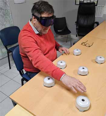 Lunettes SENAPTEC simulation des effets des distracteurs sur la vue et la vision  - Prev2r.