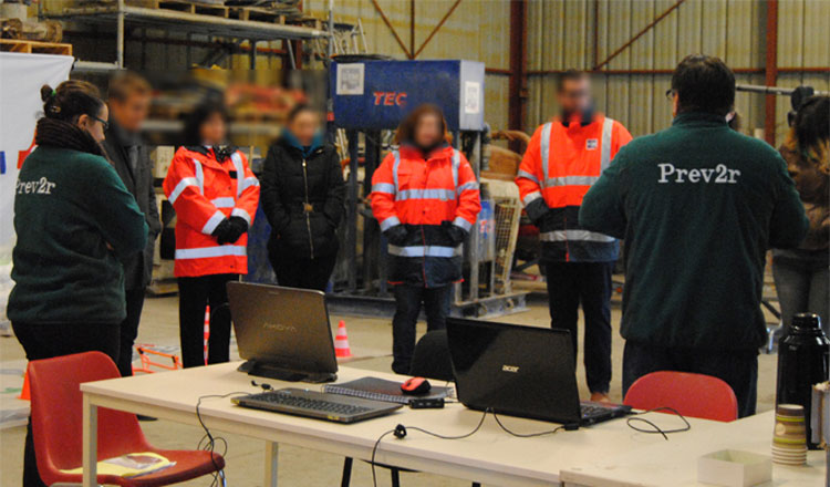 action de sensibilisation sur le risque routier par Prev2r