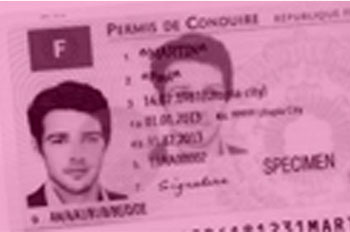Le nouveau permis de conduire.