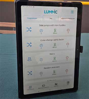 Application pour les exerices Lummic  - Prev2r.
