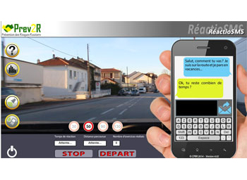 Le réactio sms pour sensibiliser sur les dangers lors de la conduite d'un véhicule