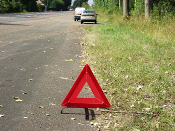 En cas de panne, triangle de sécurité obligatoire?