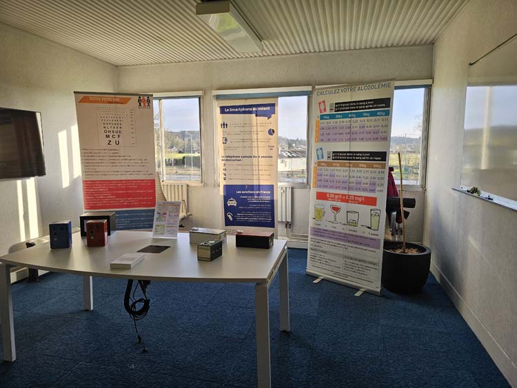 Escape Game risque routier sur la route du travail dans une entreprise de la sarthe-  Prev2r