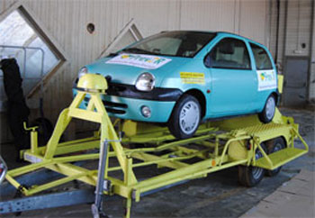 La voiture tonneau animation de prévention du risque routier Prev2r