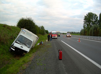 Accident d'un véhicule utilitaire léger Prev2r.