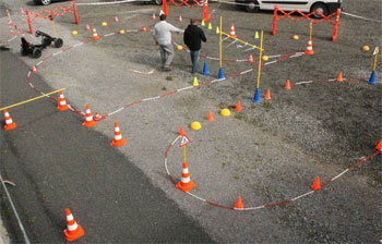  Parcours de simulation de conduite alcoolisée avec karting et lunettes de simulation ALCOVISTA