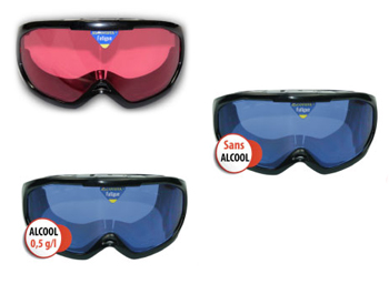  lunettes de simulation de fatigue ALCOVISTA