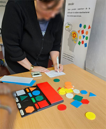 Pour chaque niveau du test multi tâches l'animatrice relève le temps d'exécution  - Prev2r - reproduction interdite