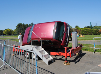 voiture tonneau animée par Prev2r