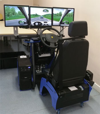 Le simulateur de conduite  - copyright Prev2r