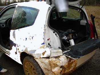 Accident d'un véhicule utilitaire lors d'un trajet mission- Prev2r