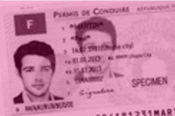 Le nouveau permis de conduire.