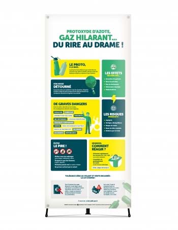 Xbanner sensibilisation sur la consommation de protoxyde d'azote Mastercom 