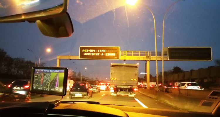 accident de la circulation routière dans la région parisienne