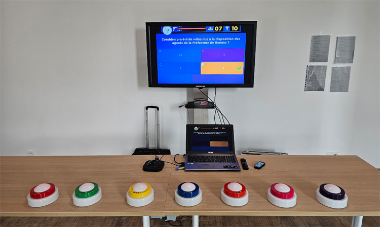 Le buzzer quiz  sur le  risque routier  - reproduction interdite - Prev2r