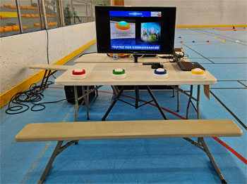 Buzzer quiz risque routier pour les enfants - reproduction interdite - Prev2r