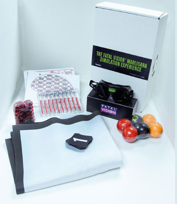 Kit de sensibilisaton sur le cannabis FATAL VISION Marijuana- reproduction interdite - Prev2r