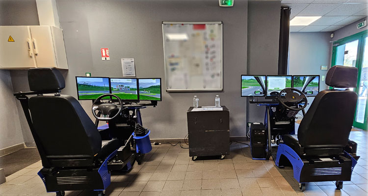 Sensibilisation à l'éco conduite avec deux simulateurs de conduite EDISER  - reproduction interdite - Prev2r