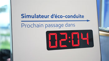 Chronomètre pour le délai d'attente de disponibilité d'un simulateur.