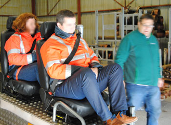 la simulation de choc frontal expliquée pour optmiser le port de la ceinture de sécurité